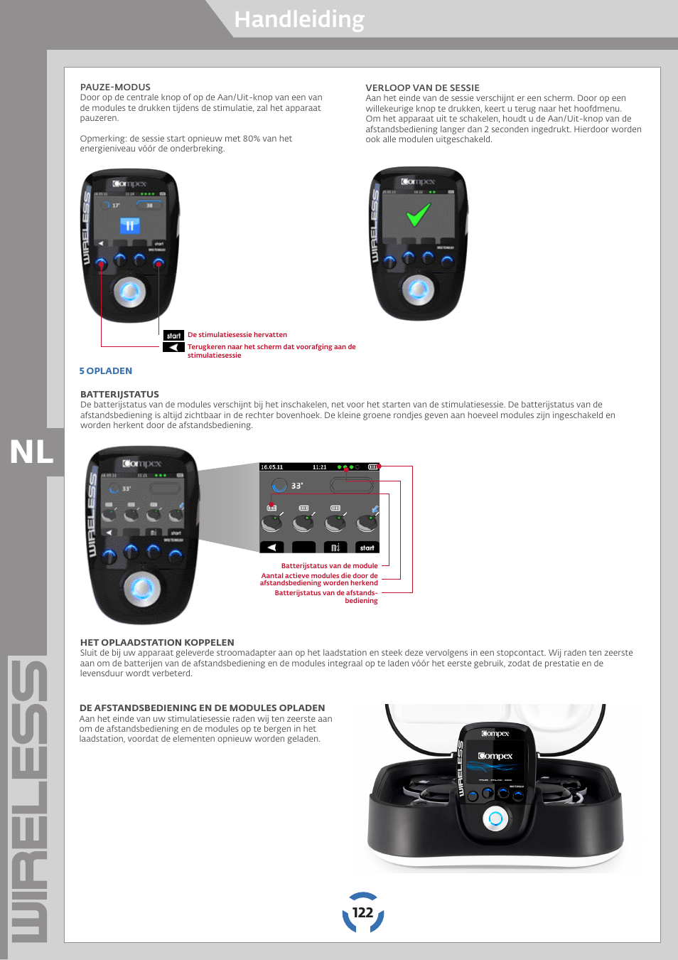 Handleiding | Compex Wireless User Manual | Page 123 / 147