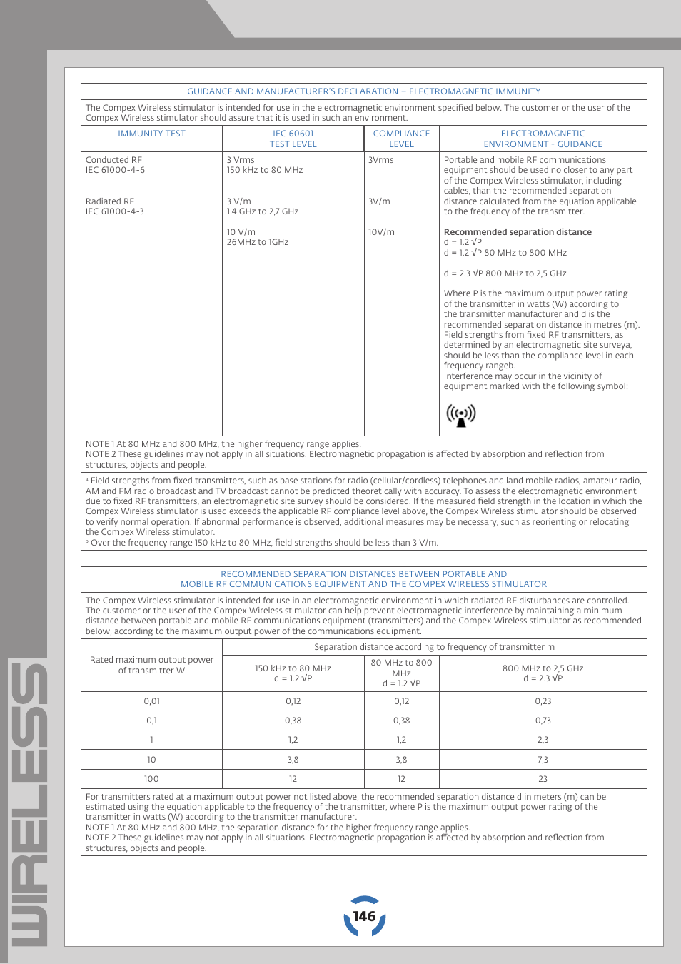 Compex Wireless User Manual | Page 147 / 147