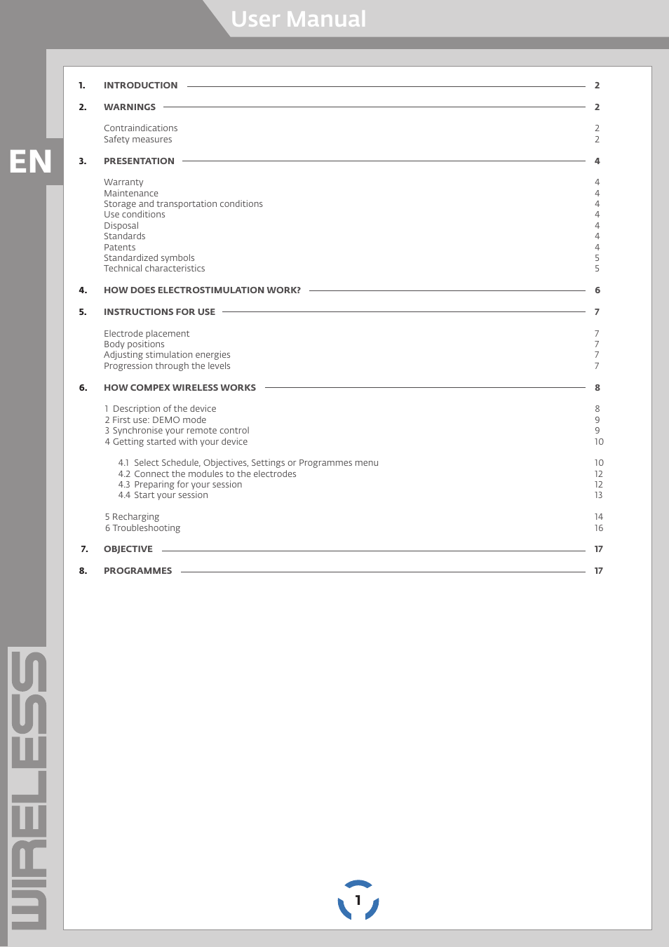 User manual | Compex Wireless User Manual | Page 2 / 147