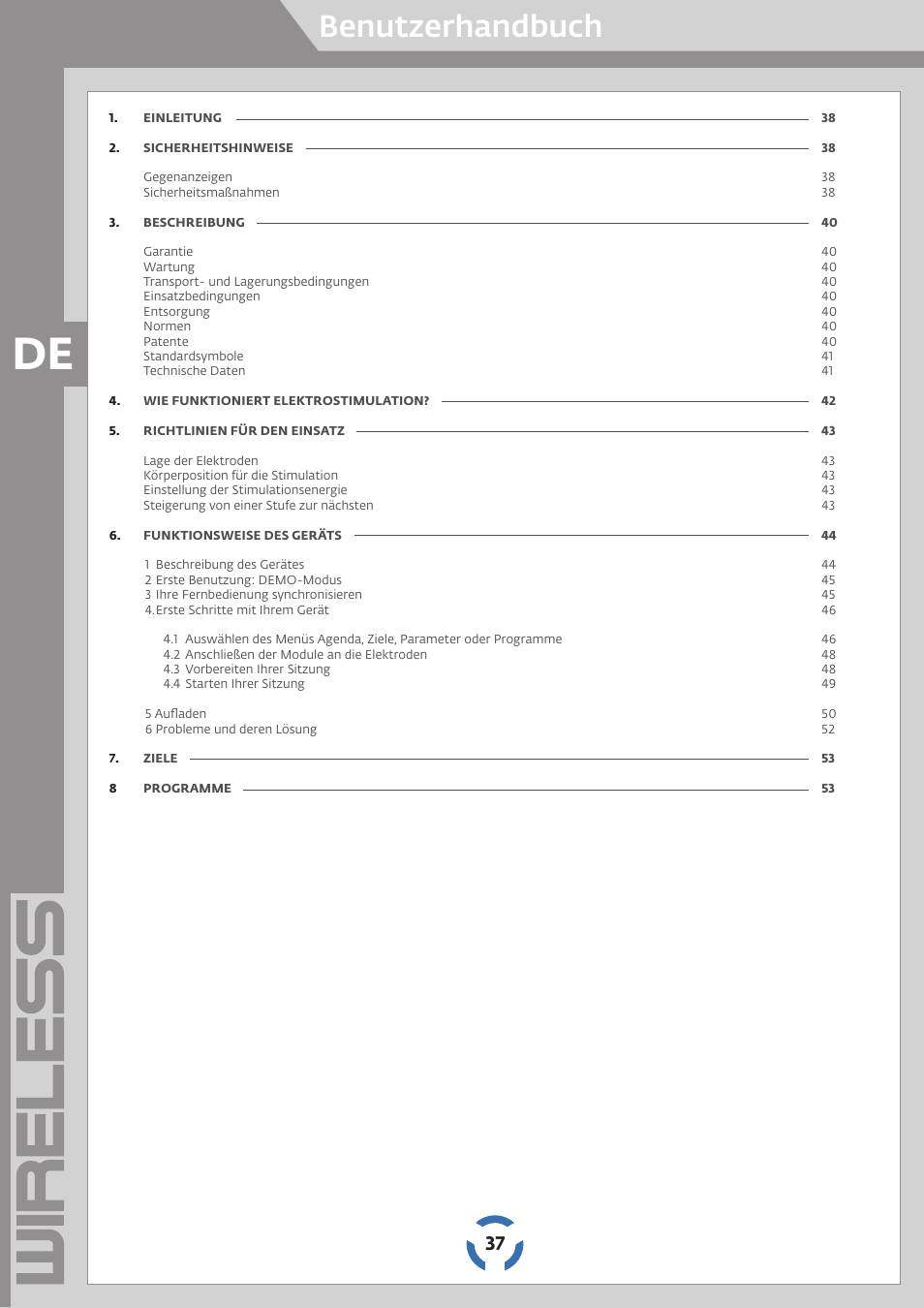 Benutzerhandbuch | Compex Wireless User Manual | Page 38 / 147
