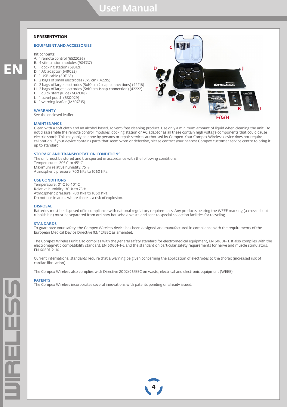 User manual | Compex Wireless User Manual | Page 5 / 147