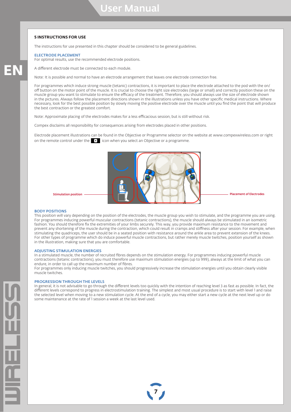 User manual | Compex Wireless User Manual | Page 8 / 147