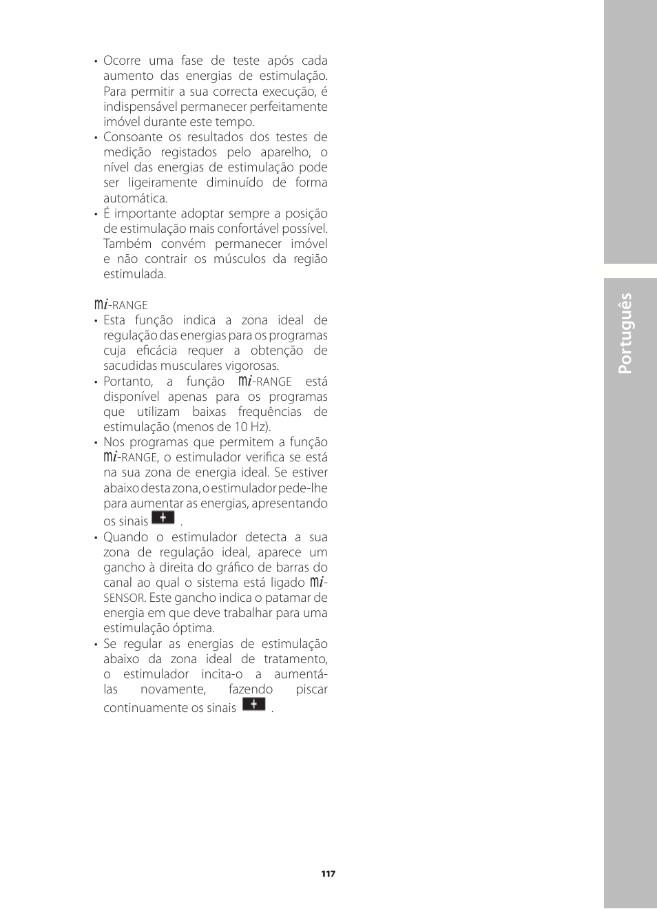 Por tuguês | Compex Runner User Manual | Page 119 / 139