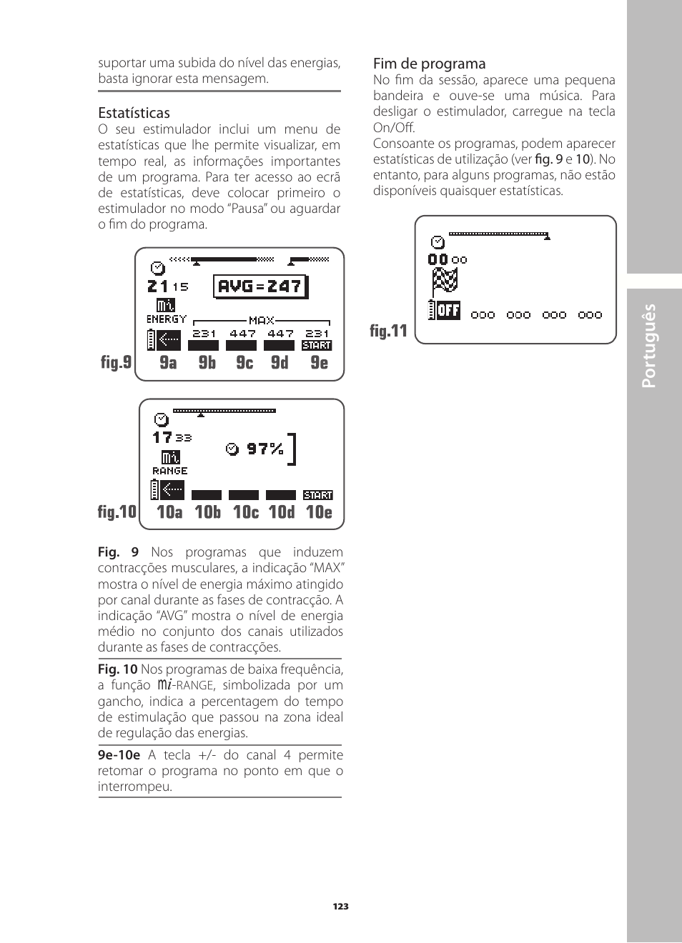 Por tuguês | Compex Runner User Manual | Page 125 / 139