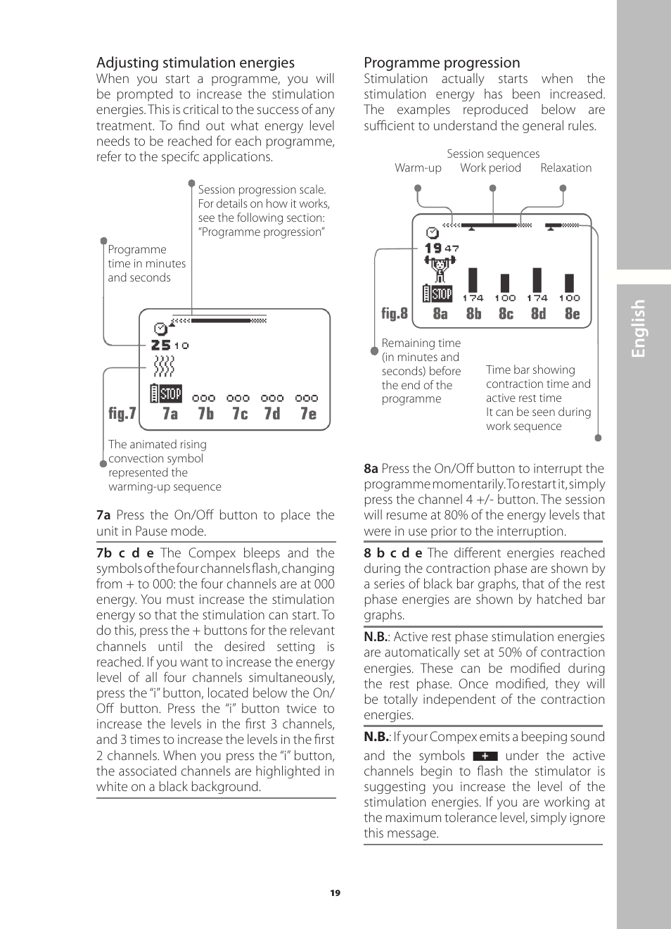 English | Compex Runner User Manual | Page 21 / 139
