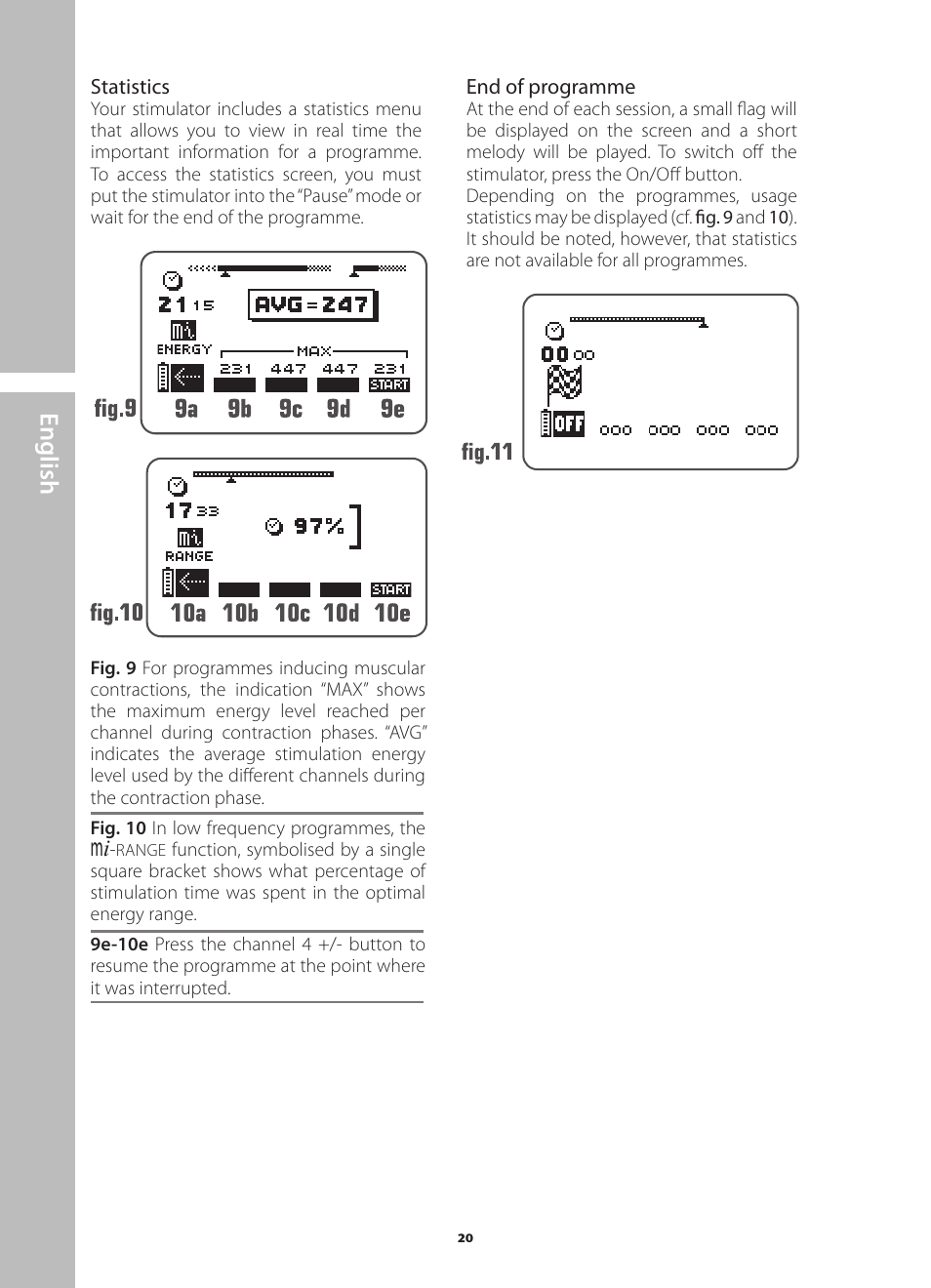 English | Compex Runner User Manual | Page 22 / 139