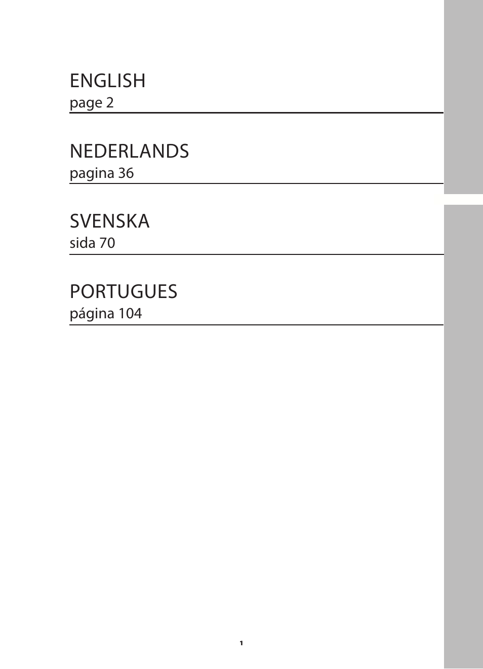 English, Nederlands, Svenska | Portugues | Compex Runner User Manual | Page 3 / 139