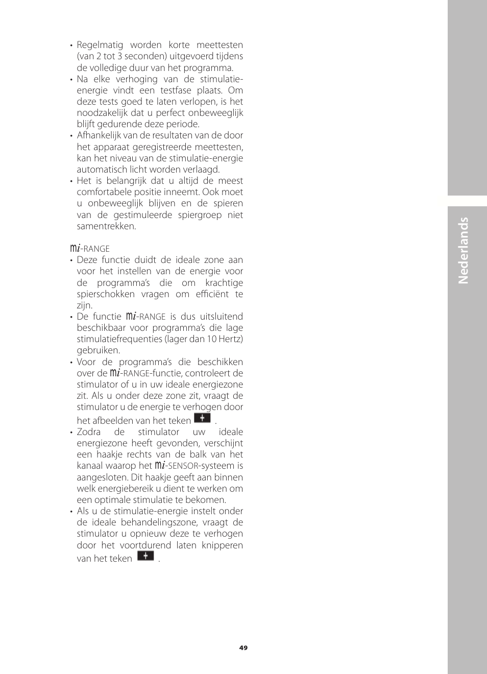 N ederlands | Compex Runner User Manual | Page 51 / 139