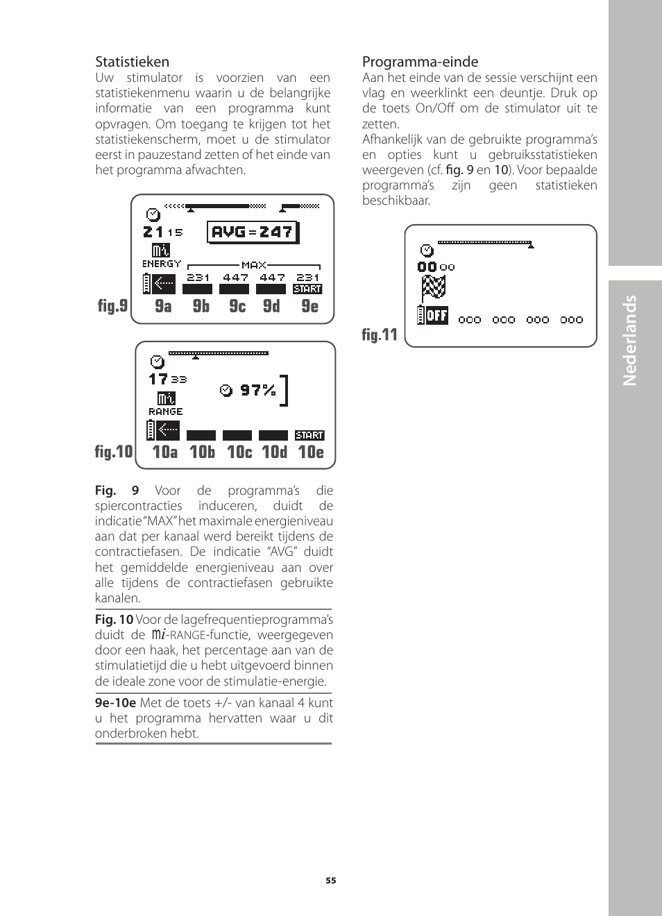 N ederlands | Compex Runner User Manual | Page 57 / 139
