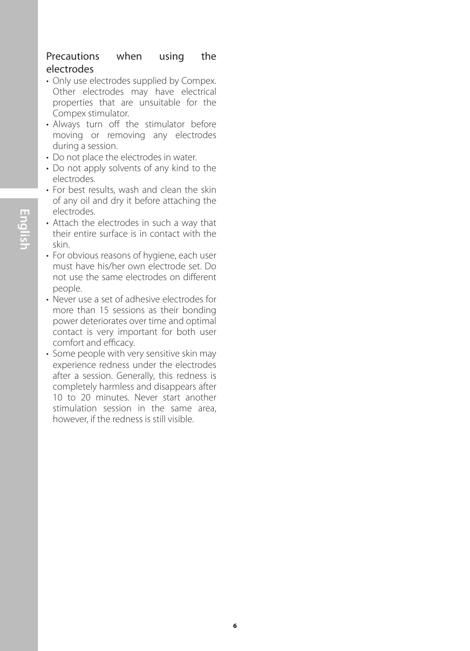 English | Compex Runner User Manual | Page 8 / 139