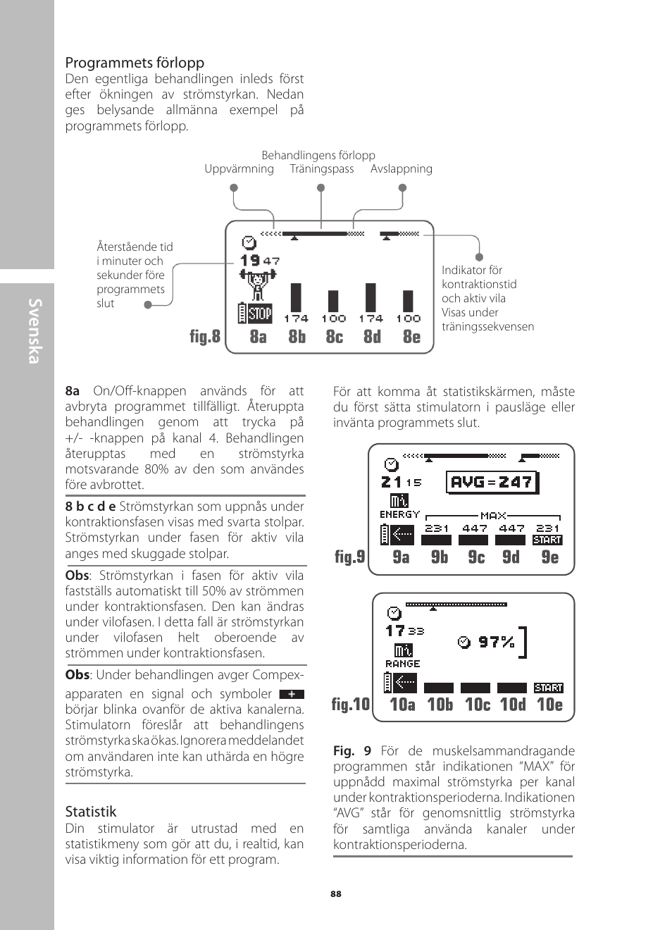 Sv ensk a | Compex Runner User Manual | Page 90 / 139