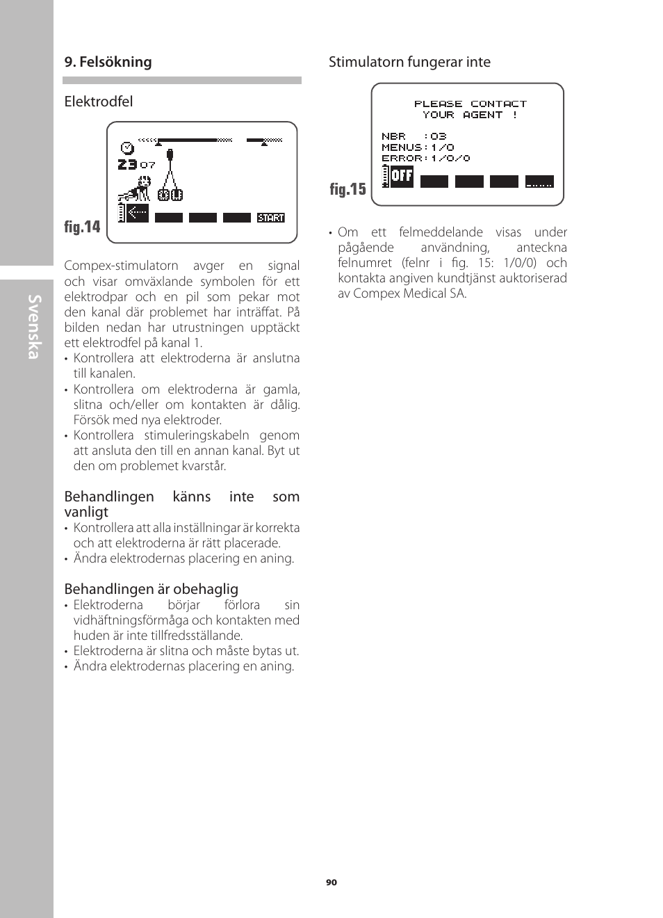Sv ensk a | Compex Runner User Manual | Page 92 / 139