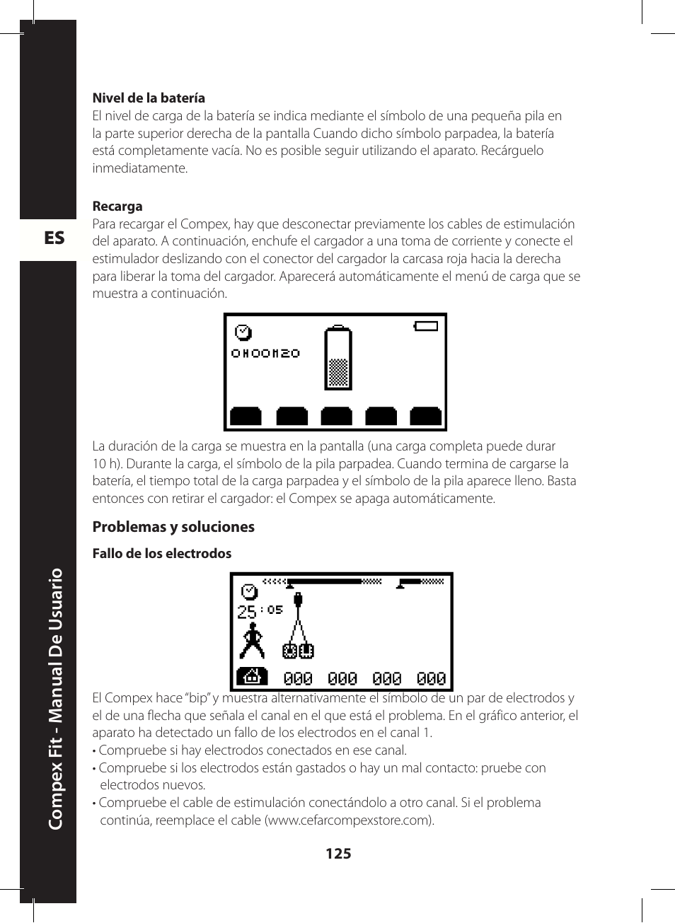 Compex FIT User Manual | Page 125 / 172