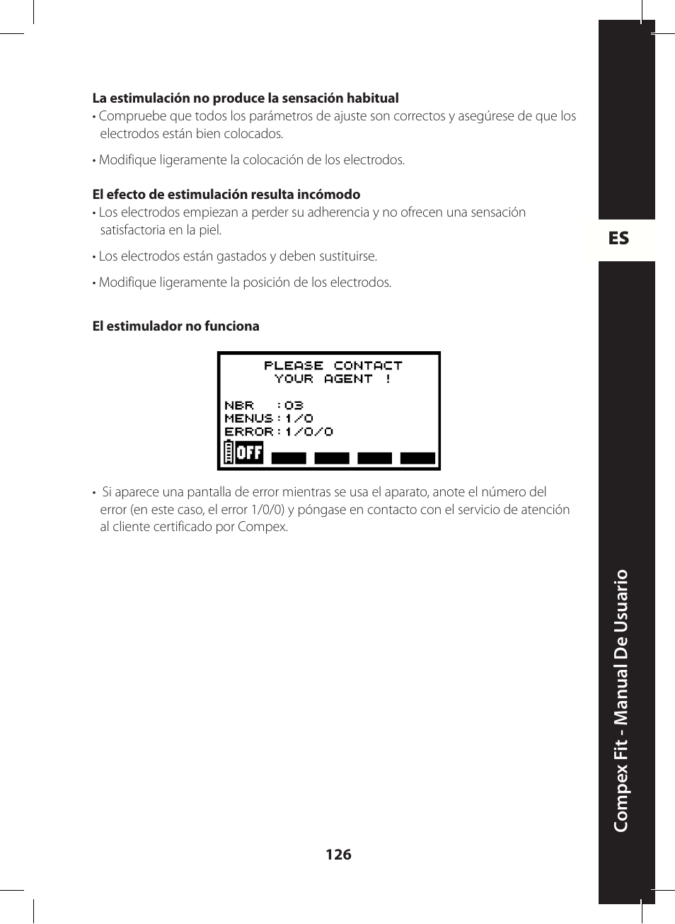 Compex FIT User Manual | Page 126 / 172