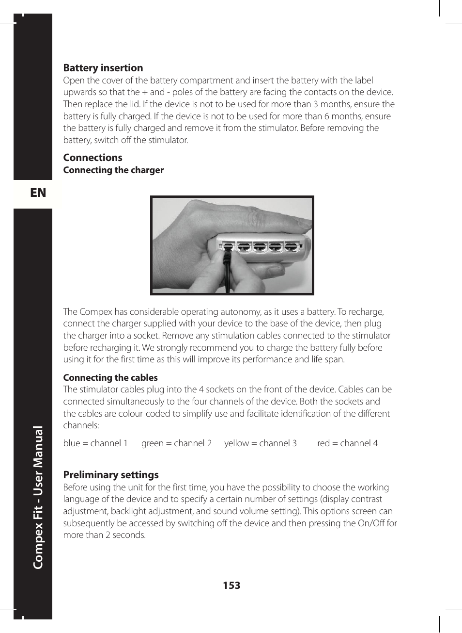 Compex FIT User Manual | Page 153 / 172