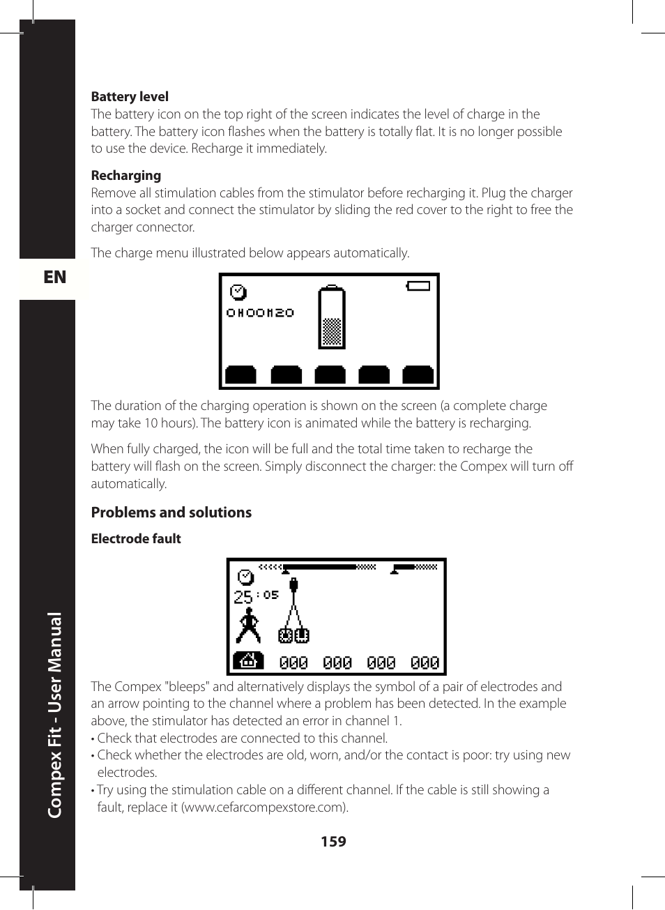 Compex FIT User Manual | Page 159 / 172