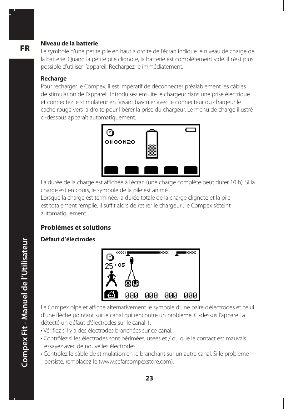 Compex FIT User Manual | Page 23 / 172