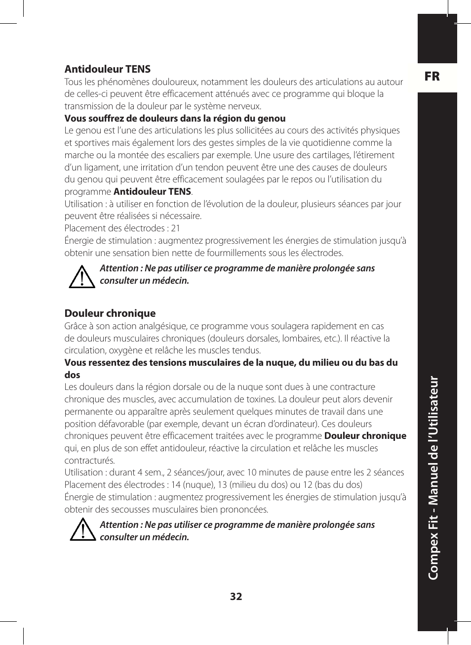 Compex FIT User Manual | Page 32 / 172