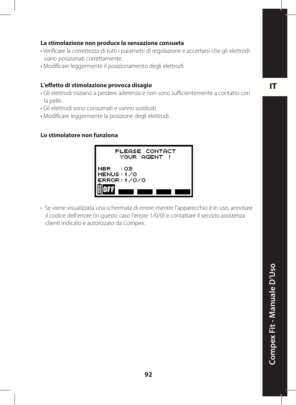 Compex FIT User Manual | Page 92 / 172