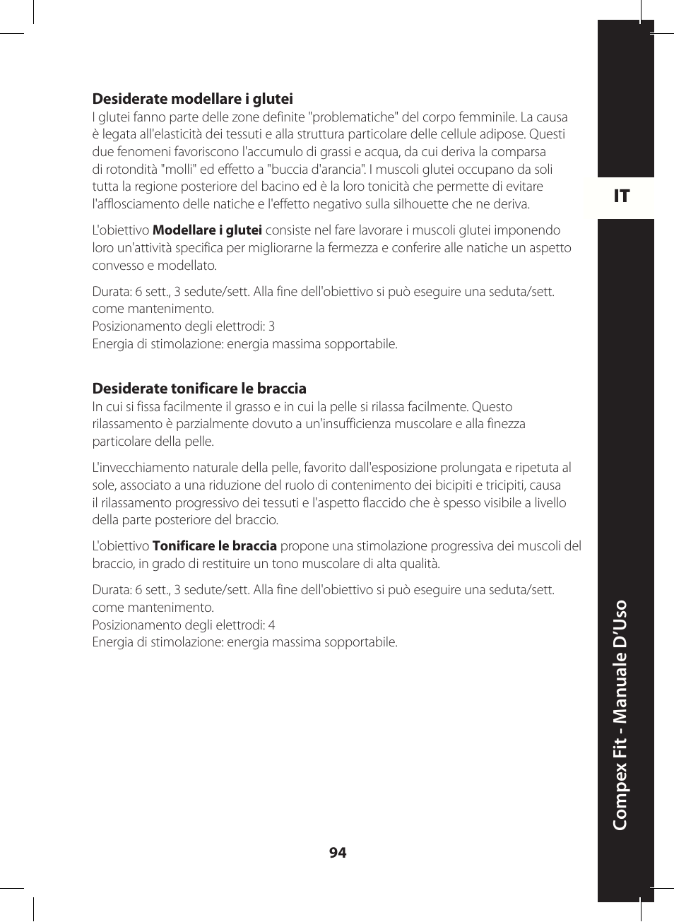 Compex FIT User Manual | Page 94 / 172