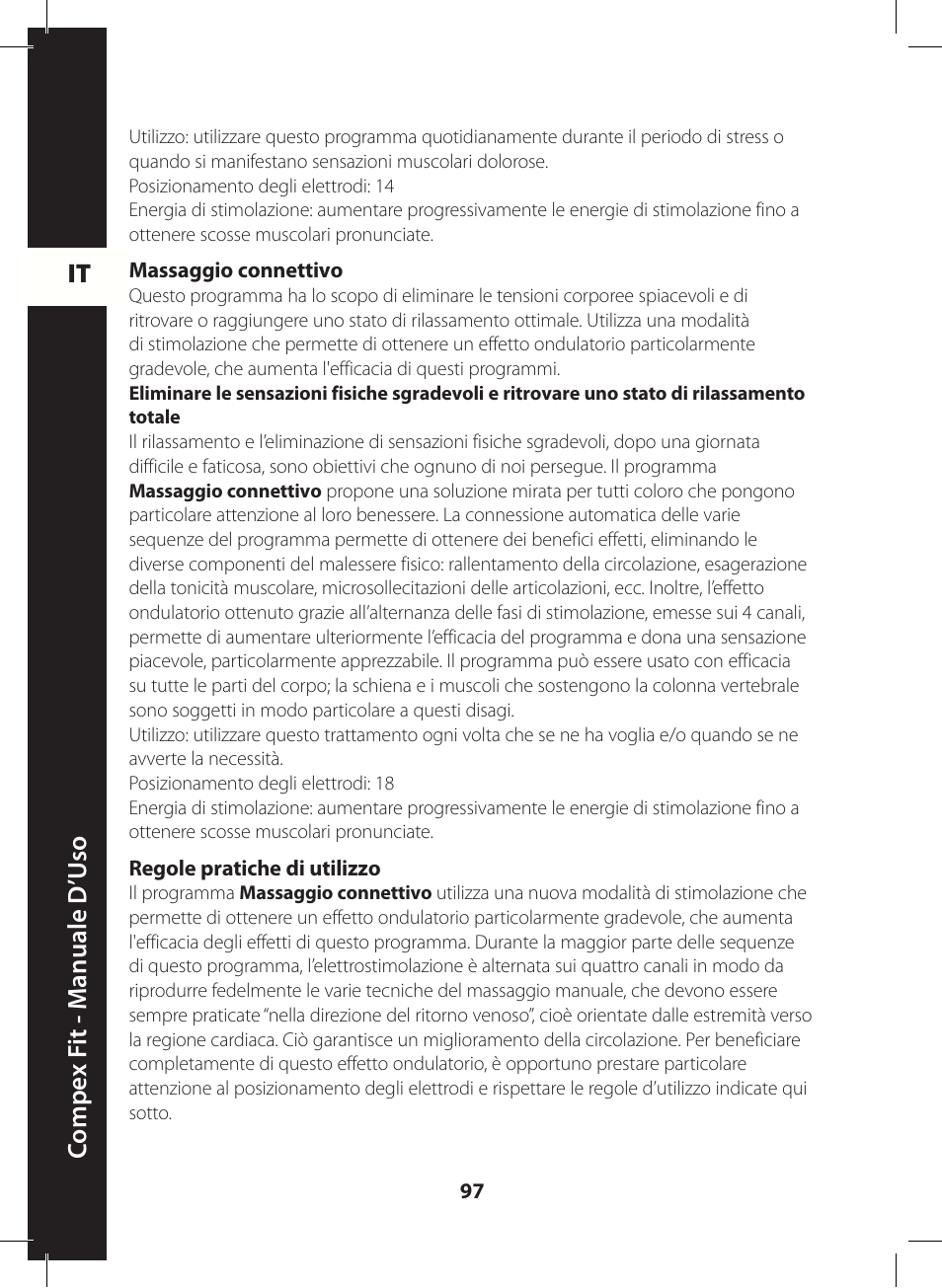 Compex FIT User Manual | Page 97 / 172