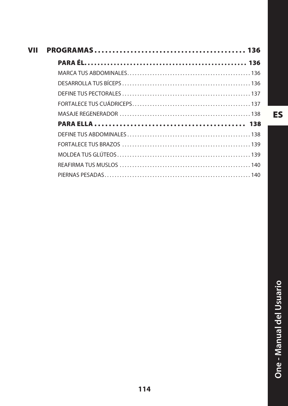 Es one - m anual del u suario | Compex ONE User Manual | Page 117 / 256