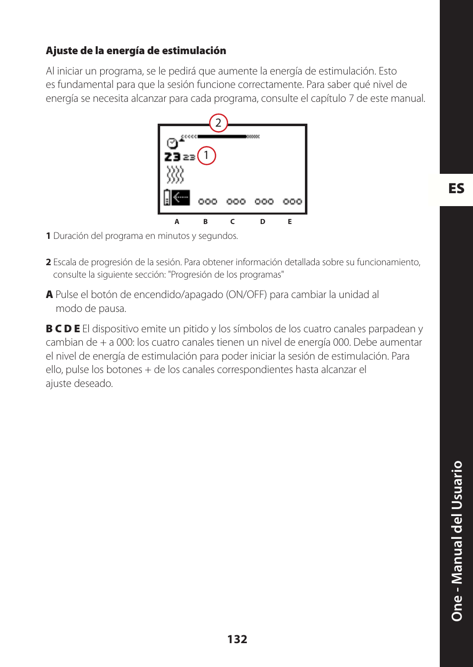 Es one - m anual del u suario | Compex ONE User Manual | Page 135 / 256