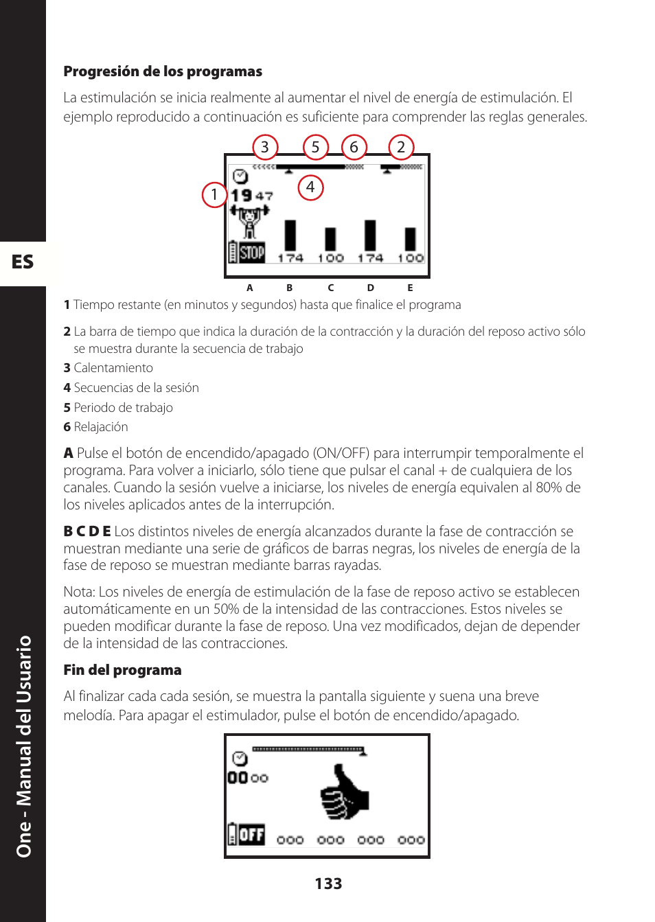 Es one - m anual del u suario | Compex ONE User Manual | Page 136 / 256