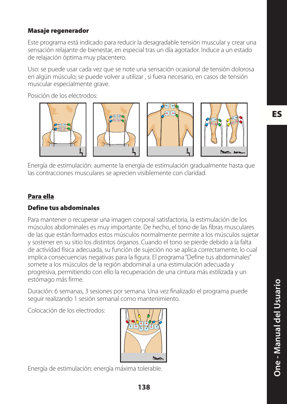 Es one - m anual del u suario | Compex ONE User Manual | Page 141 / 256