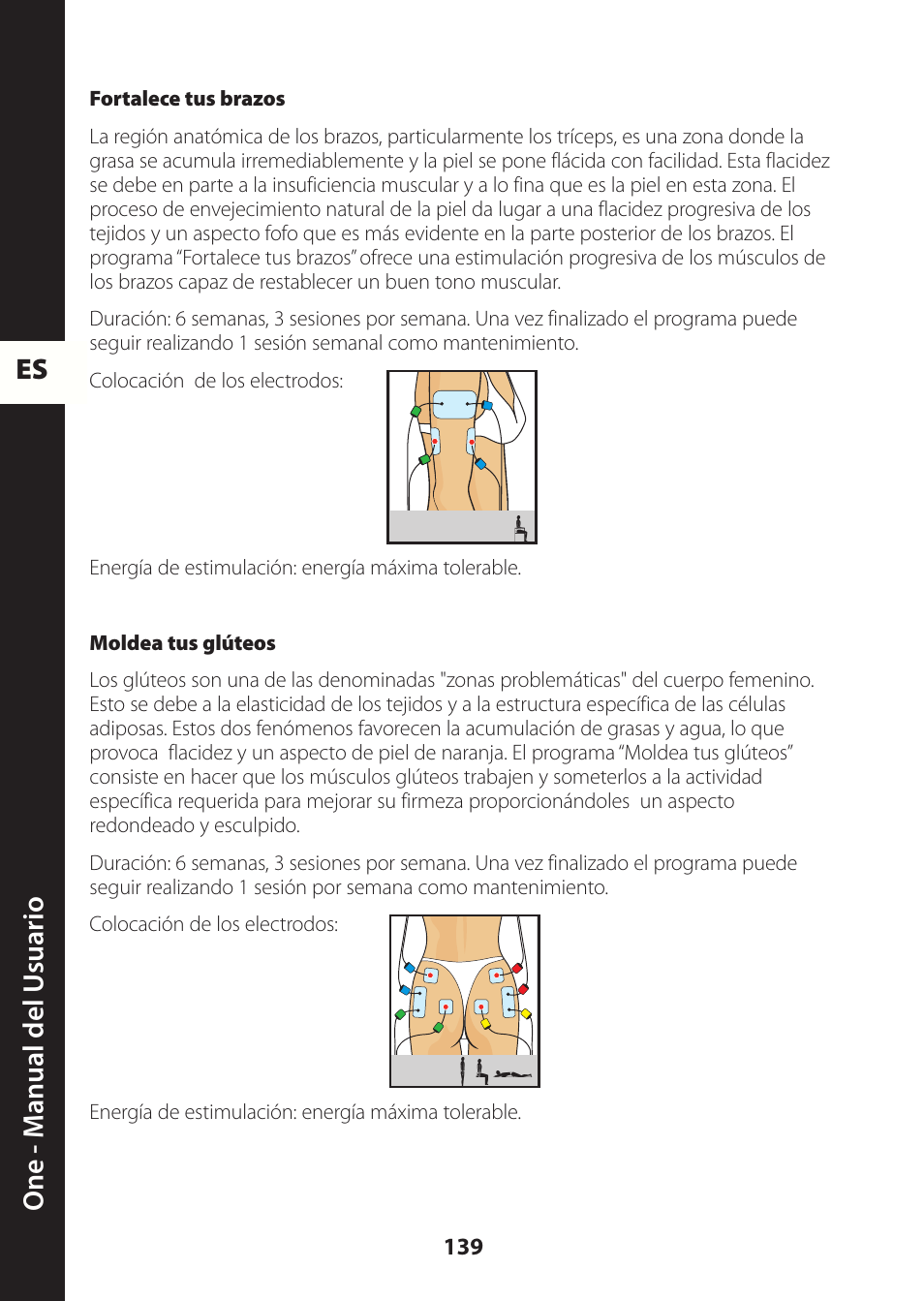 Es one - m anual del u suario | Compex ONE User Manual | Page 142 / 256