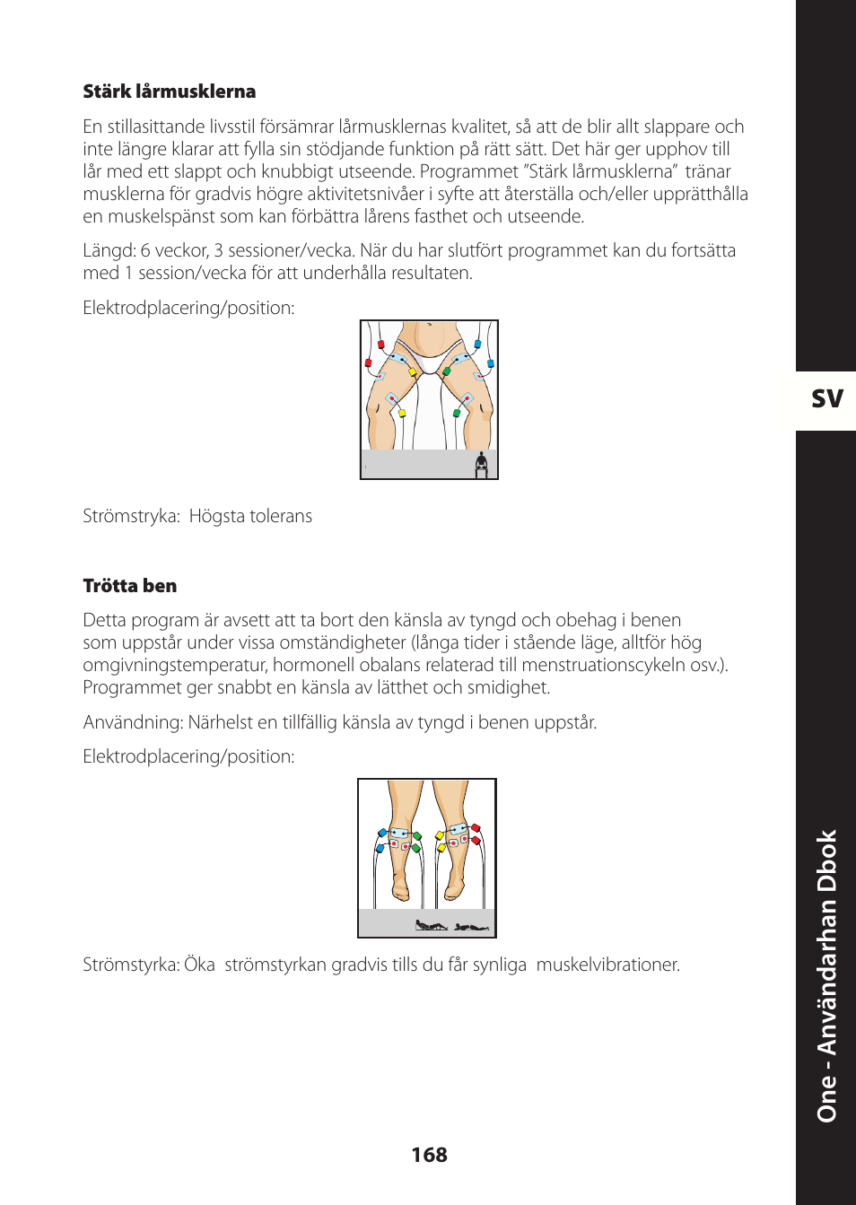 Sv one - a nv ändarhan dbok | Compex ONE User Manual | Page 171 / 256