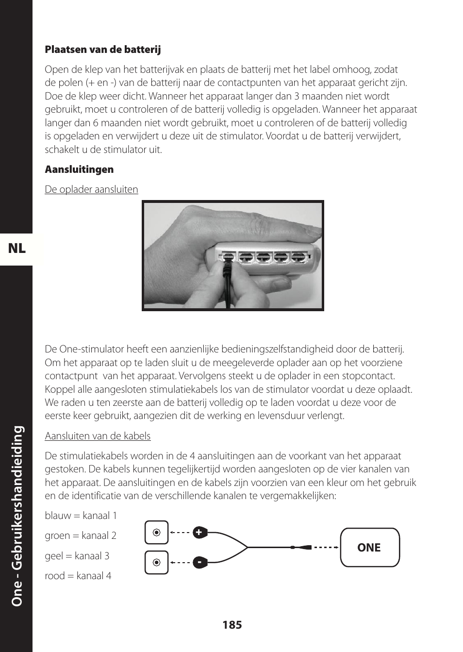 Nl one - g ebruik ershandieiding | Compex ONE User Manual | Page 188 / 256