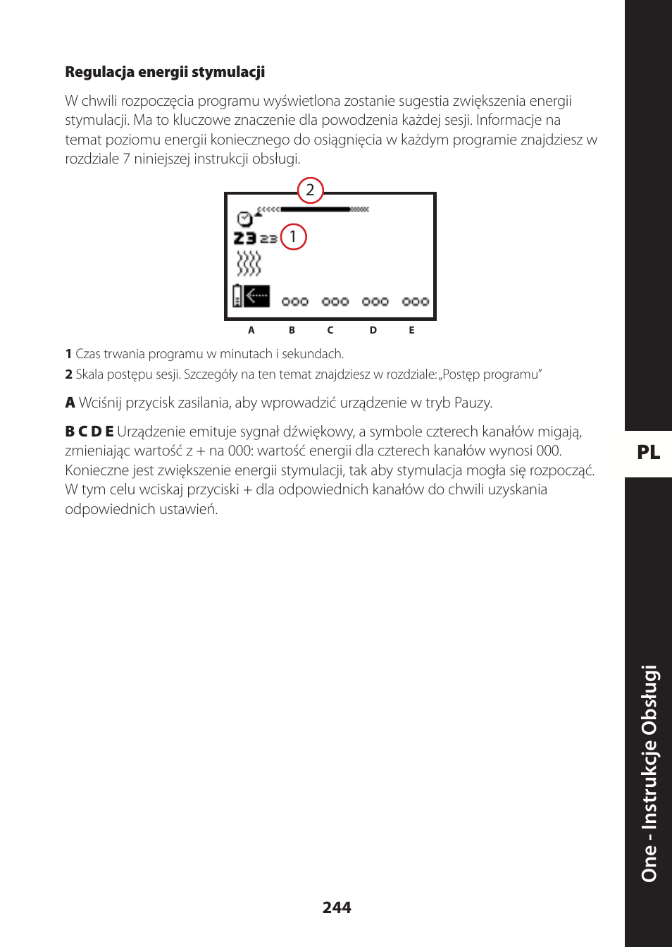 Pl one - instruk cje obsług i | Compex ONE User Manual | Page 247 / 256