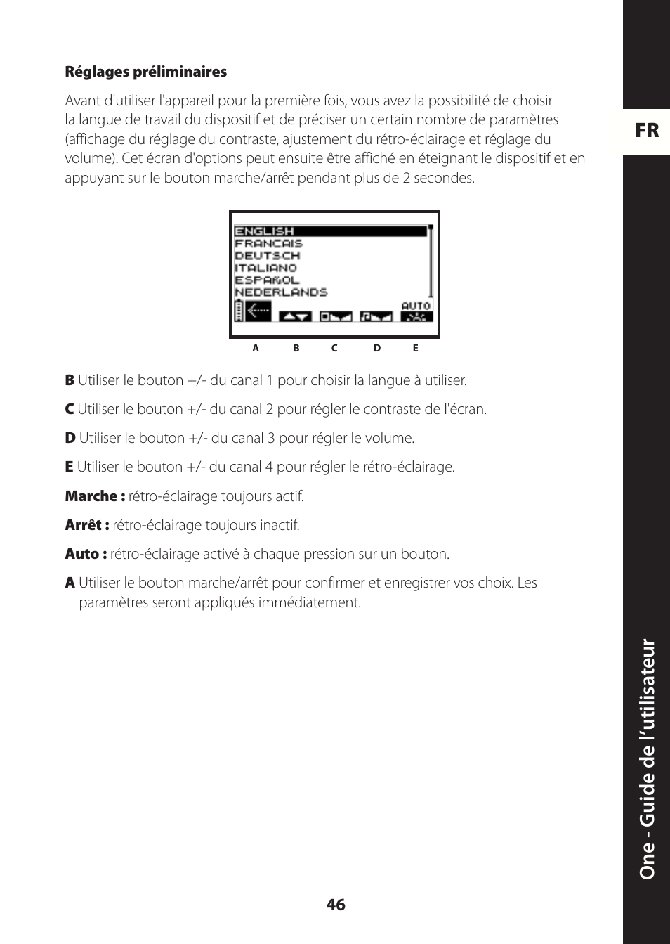 Fr one - guide de l ’utilisa teur | Compex ONE User Manual | Page 49 / 256