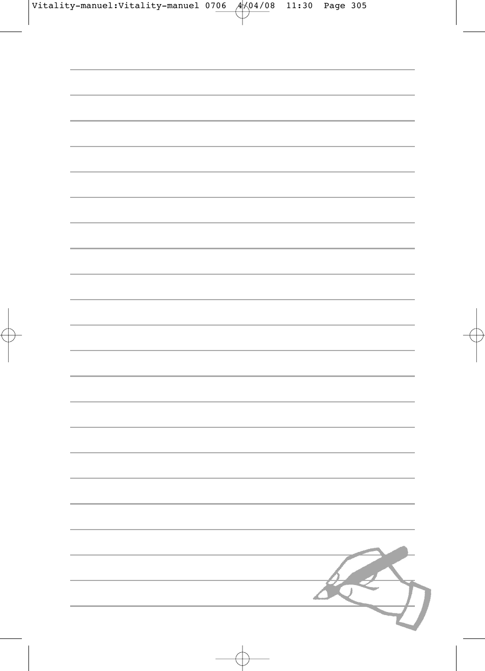 Compex Vitality User Manual | Page 305 / 308