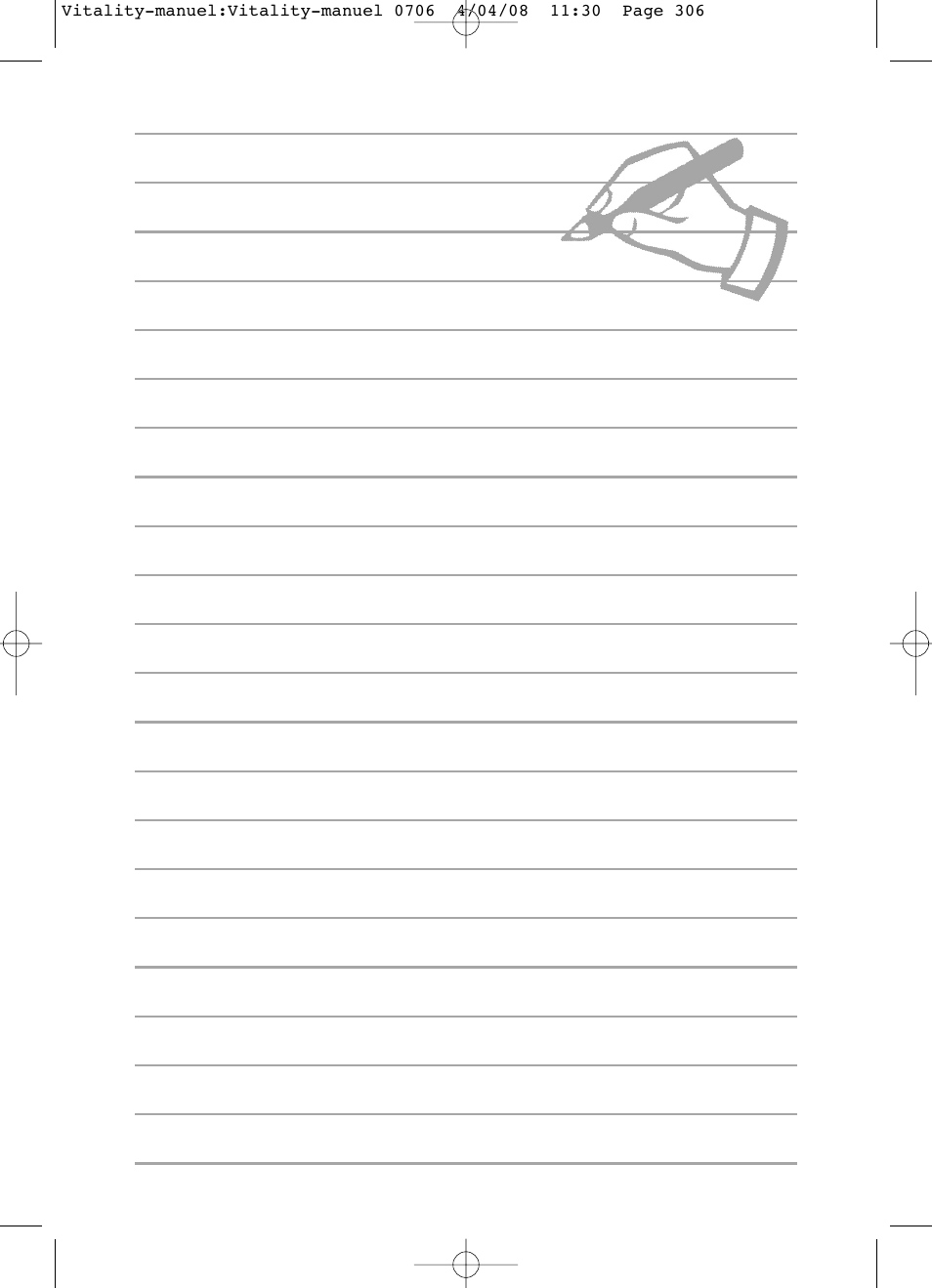 Compex Vitality User Manual | Page 306 / 308