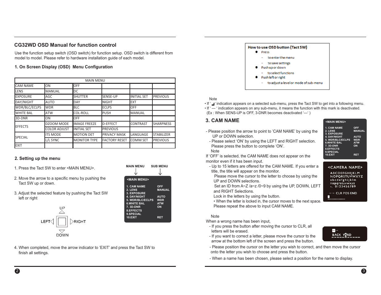 COP-USA CG32WD User Manual | Page 2 / 7