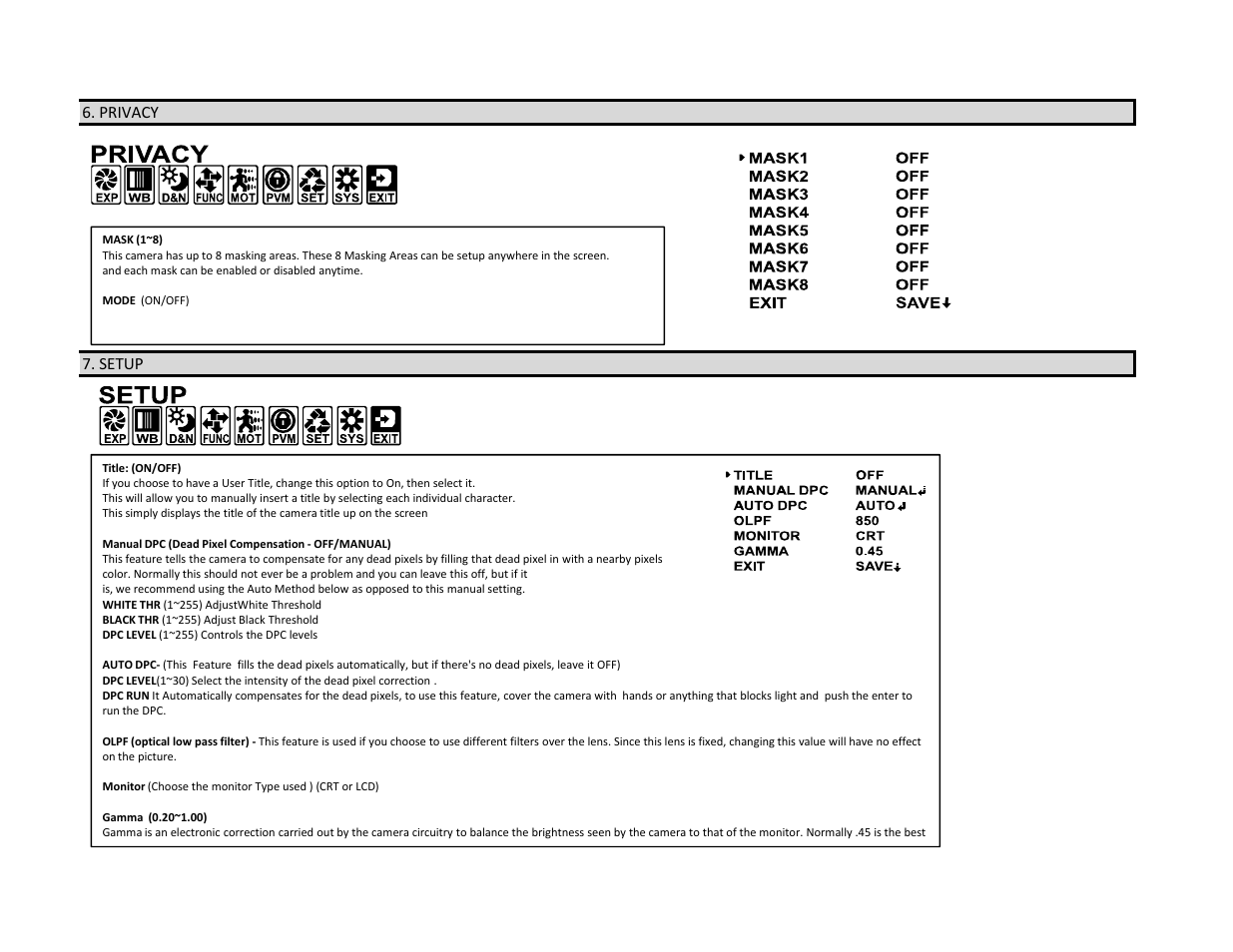 COP-USA CC25NVD-H User Manual | Page 6 / 7