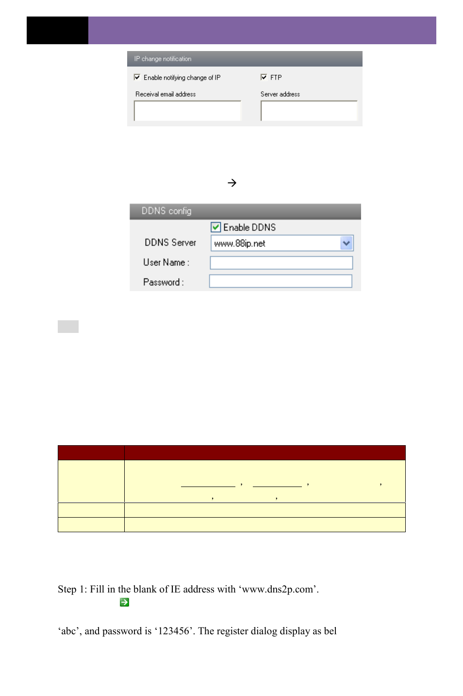 6 ddns configuration | COP-USA CD55HD-IP User Manual | Page 25 / 55