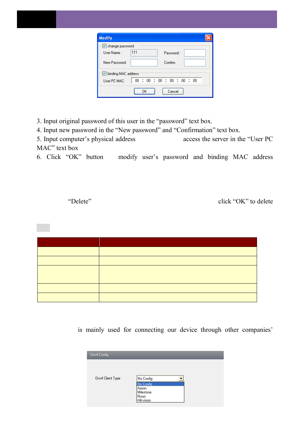 2 onvif configuration | COP-USA CD55HD-IP User Manual | Page 31 / 55
