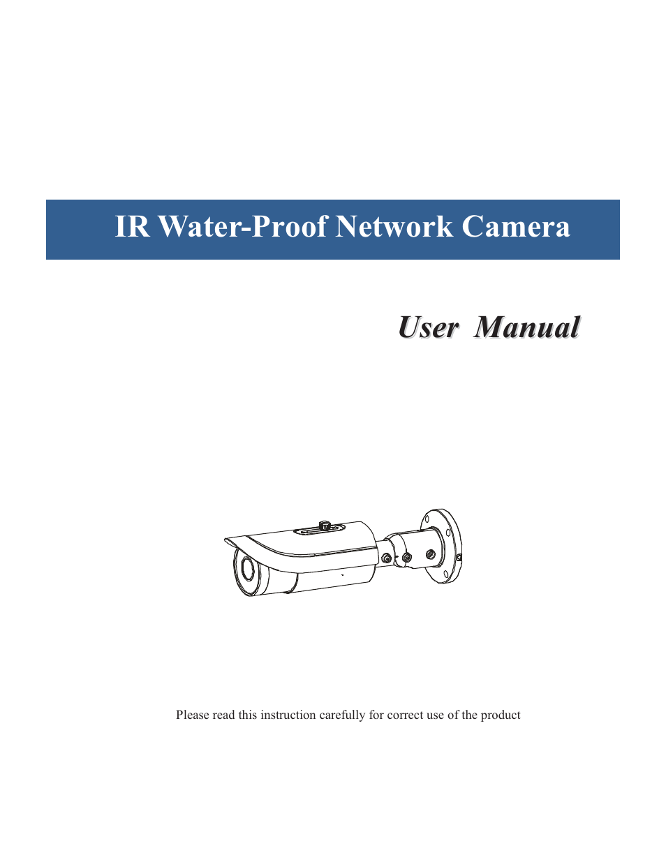 COP-USA CM260IR-IP User Manual | 39 pages
