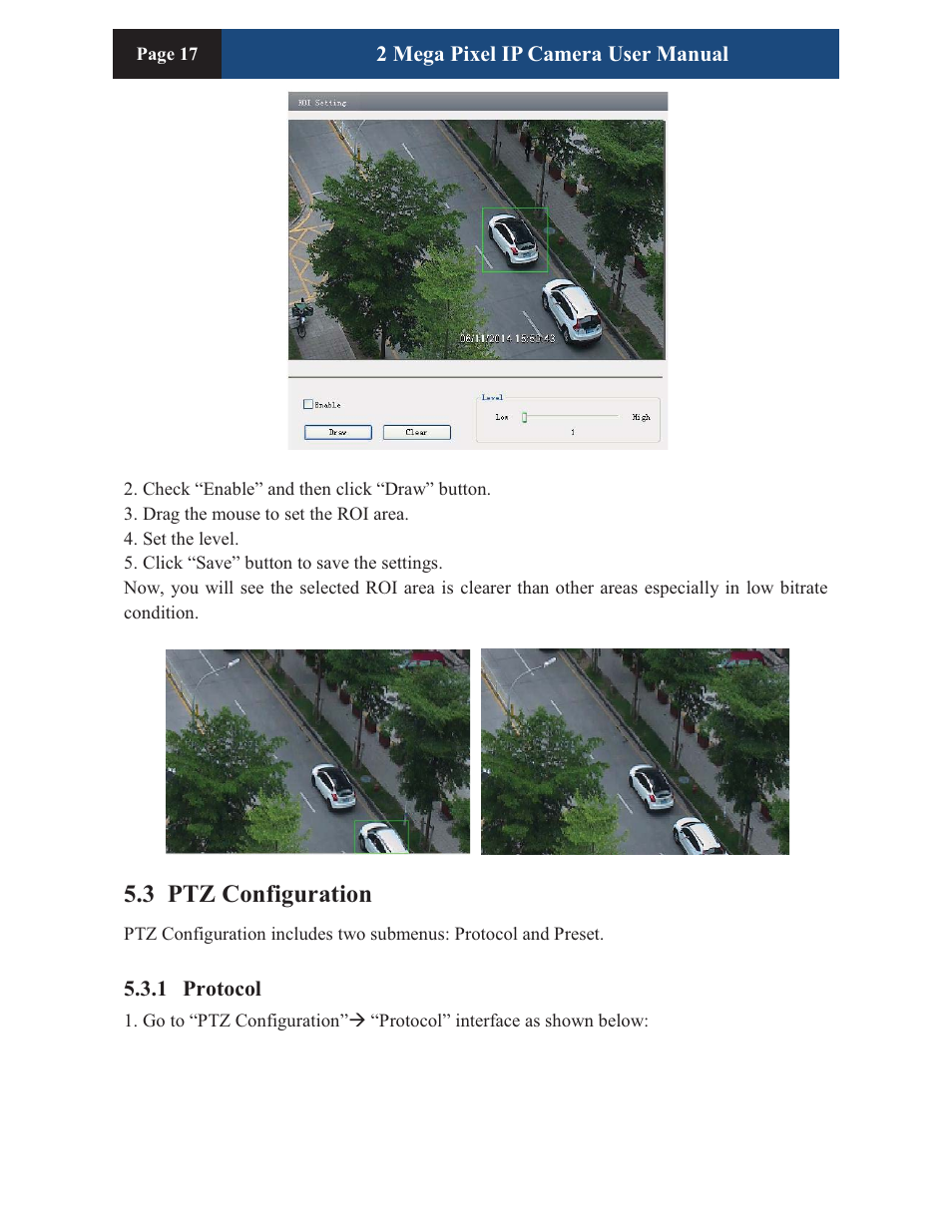 3 ptz configuration | COP-USA CM260IR-IP User Manual | Page 21 / 39