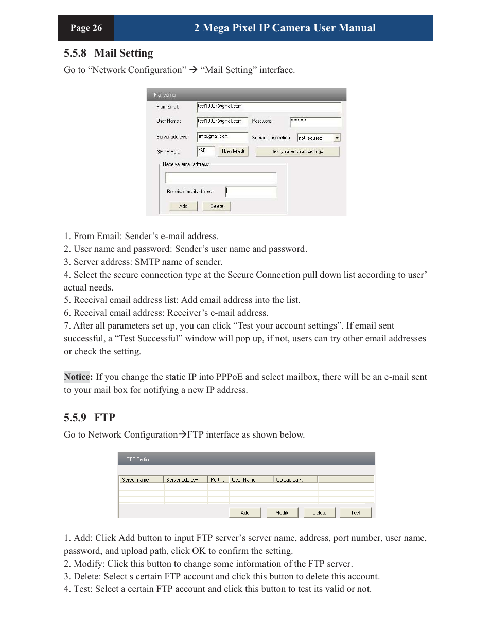 COP-USA CM260IR-IP User Manual | Page 30 / 39