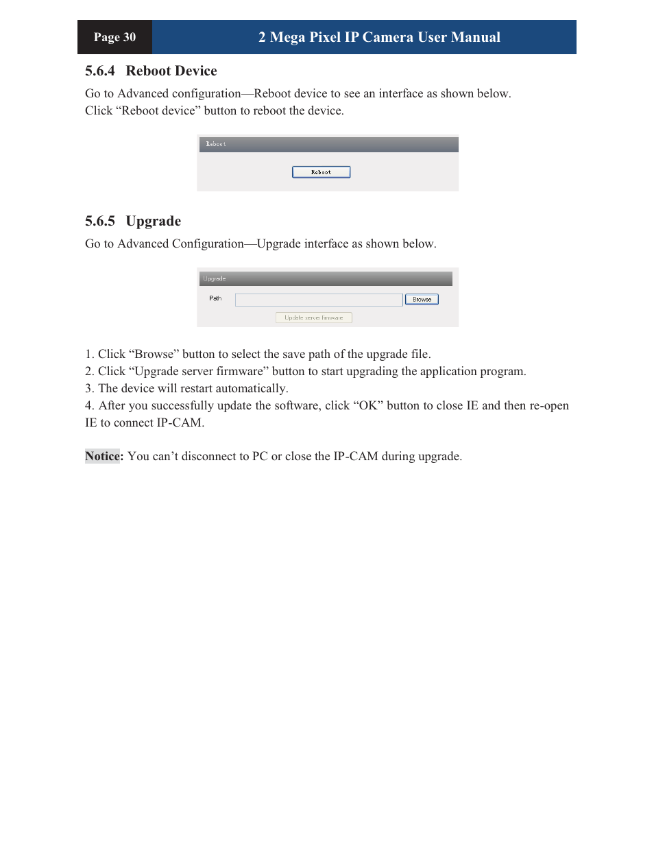COP-USA CM260IR-IP User Manual | Page 34 / 39