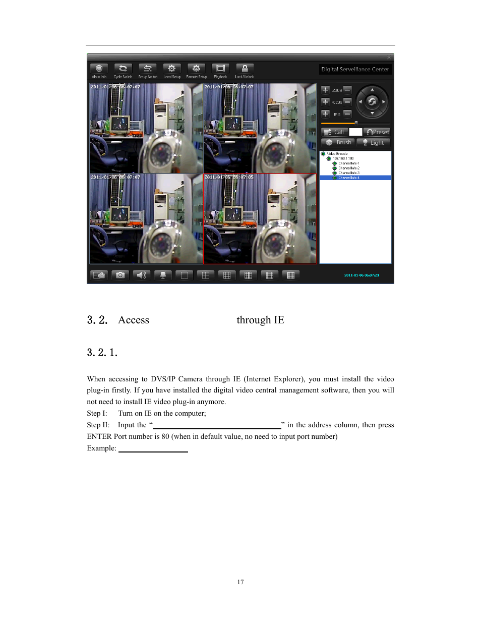 Dvs/ip camera | COP-USA CD75IP User Manual | Page 17 / 65