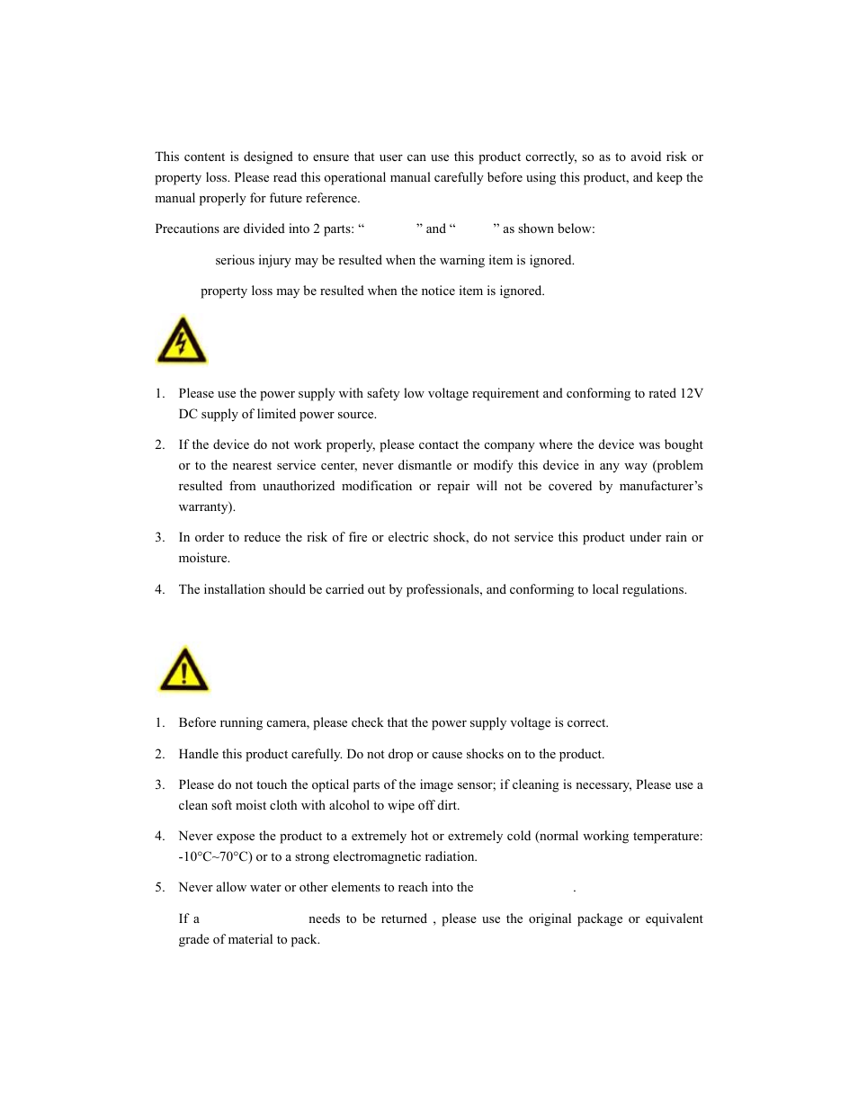 Safety notice | COP-USA CD75IP User Manual | Page 3 / 65