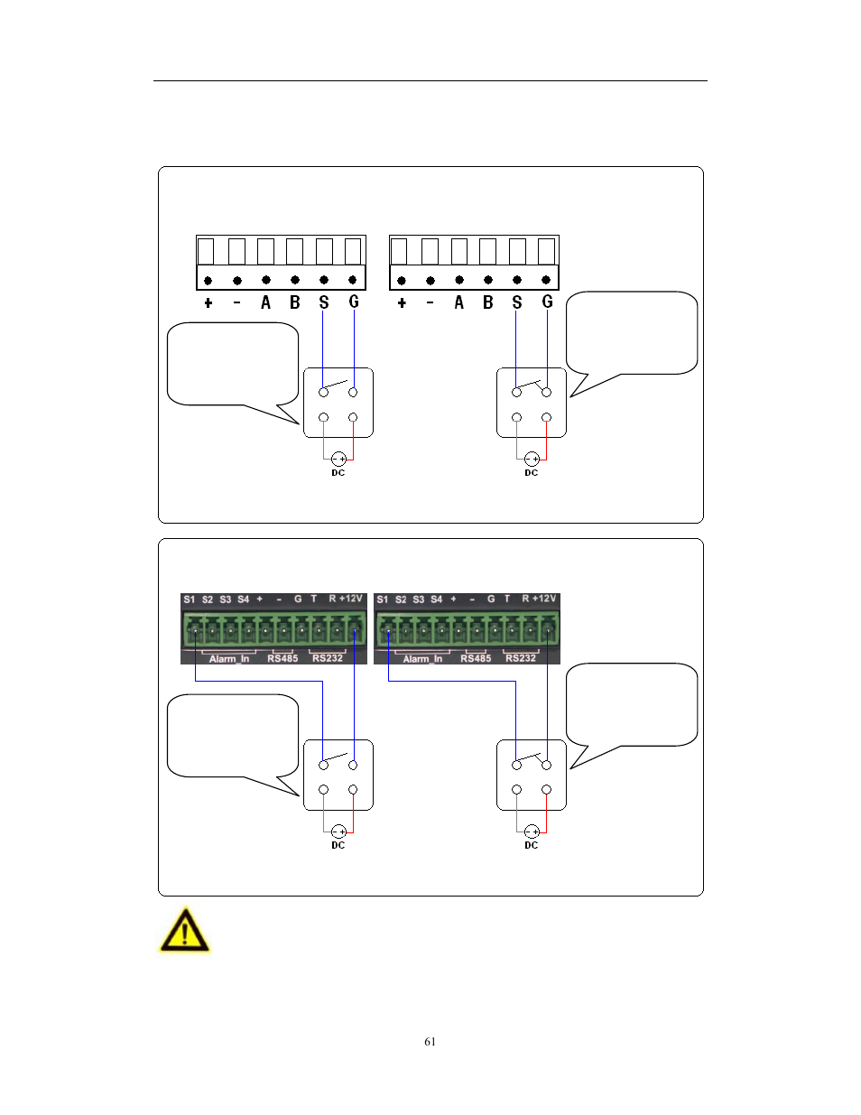 Appendix ii alarm input, output device connection, Network video server/ip camera user manual | COP-USA CD75IP User Manual | Page 61 / 65