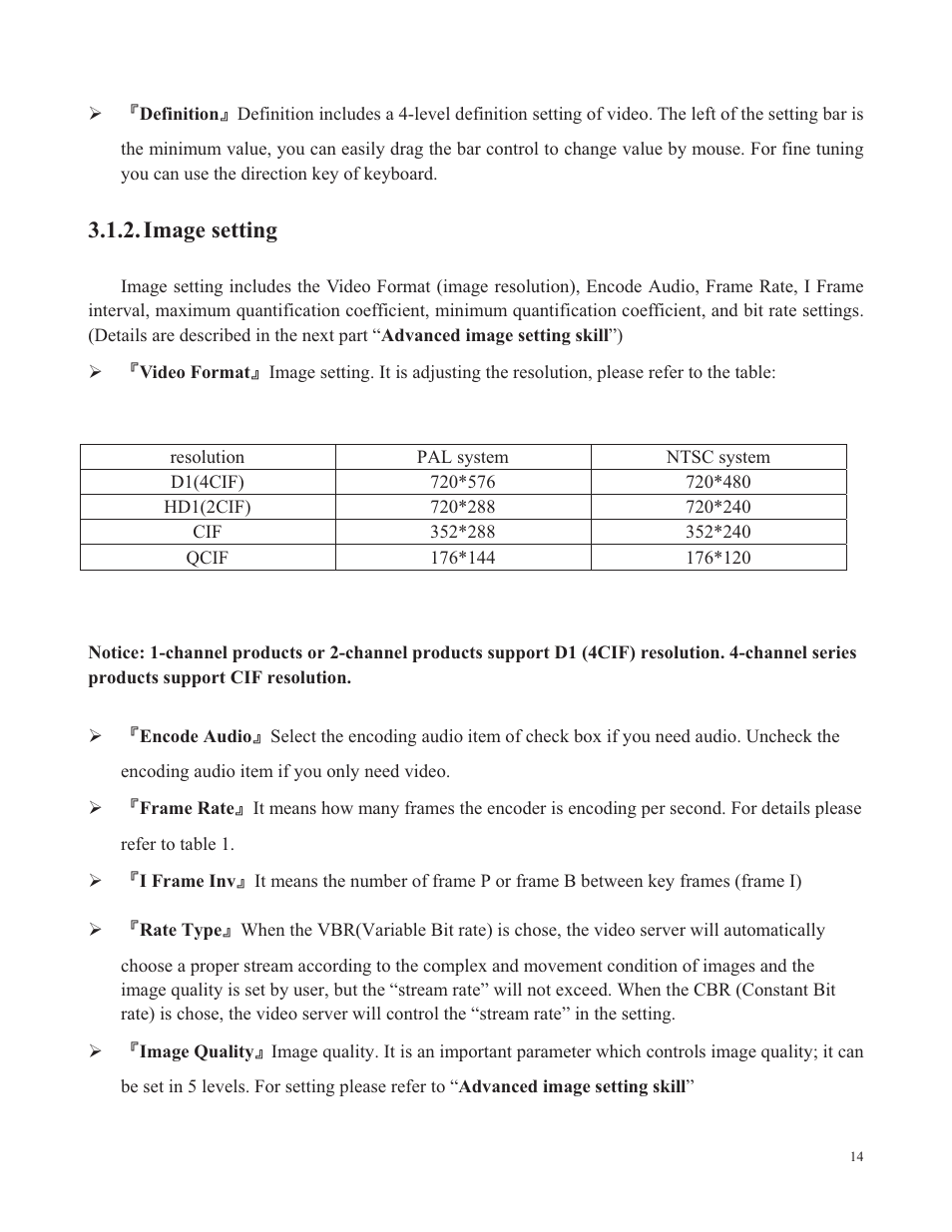 Image setting | COP-USA SDDVR-WF User Manual | Page 16 / 82