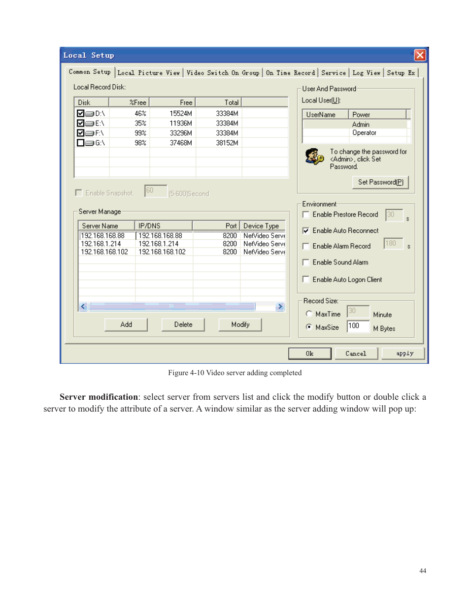 COP-USA SDDVR-WF User Manual | Page 46 / 82