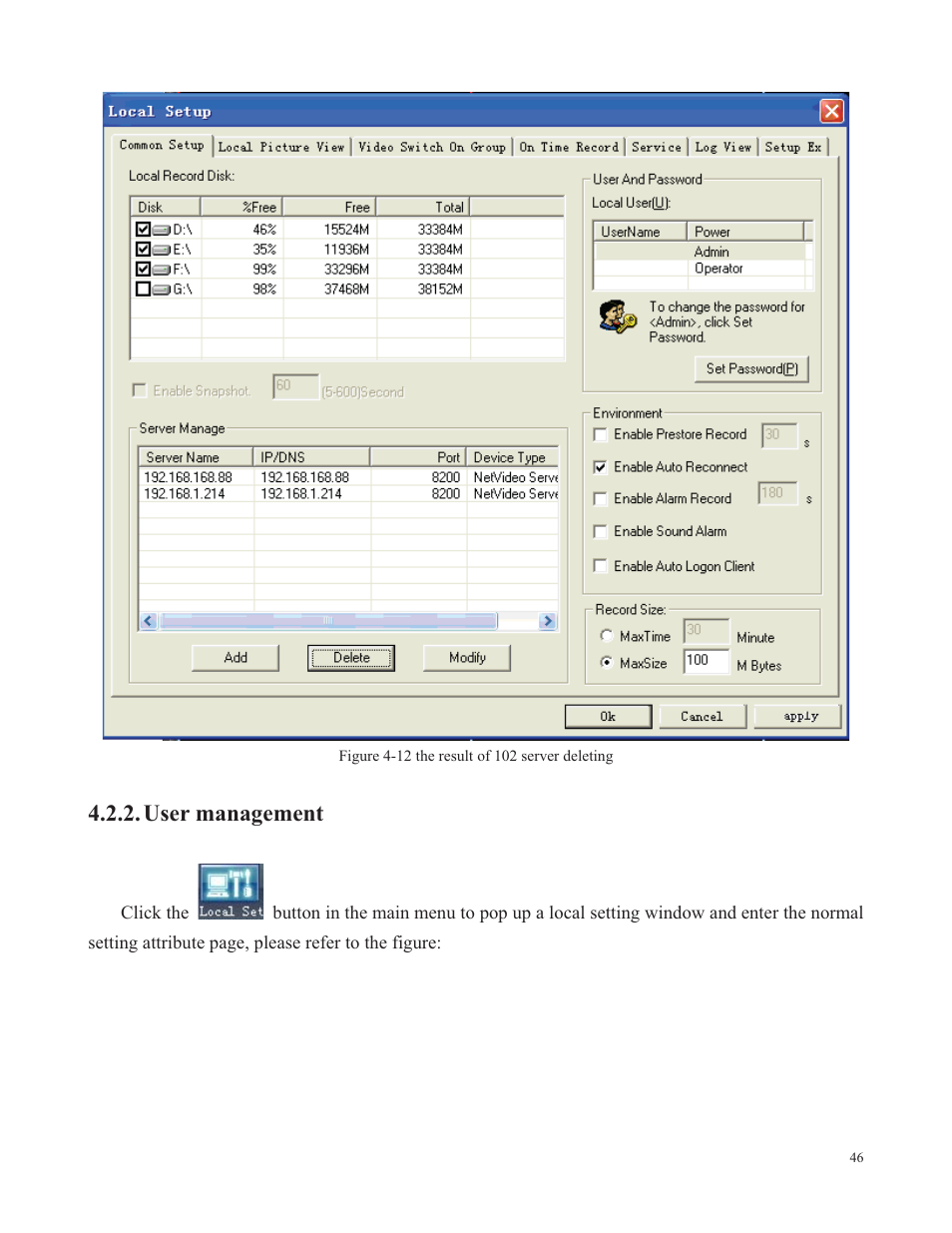 User management | COP-USA SDDVR-WF User Manual | Page 48 / 82